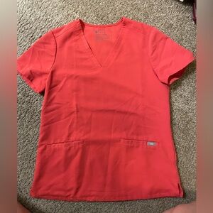 Figs Clay Casma Scrub Top